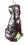 Schwarzer Panther, ca. 17 cm hoch, Christbaumschmuck aus Glas, mundgeblasen und handbemalt
