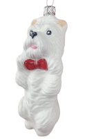 Westie als Christbaumschmuck, mu...