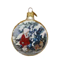 Westie Hund, ca. 12cm hoch, Christbaumschmuck aus Glas, mundgeblasen und handbemalt_3-496-497-498-499