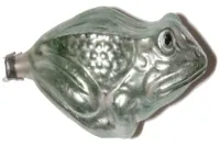 sehr schöner grüner Frosch aus Glas, Weihnachtsbaumschmuck der besonderen Art , ca 8,5 cm, nostalgis_3